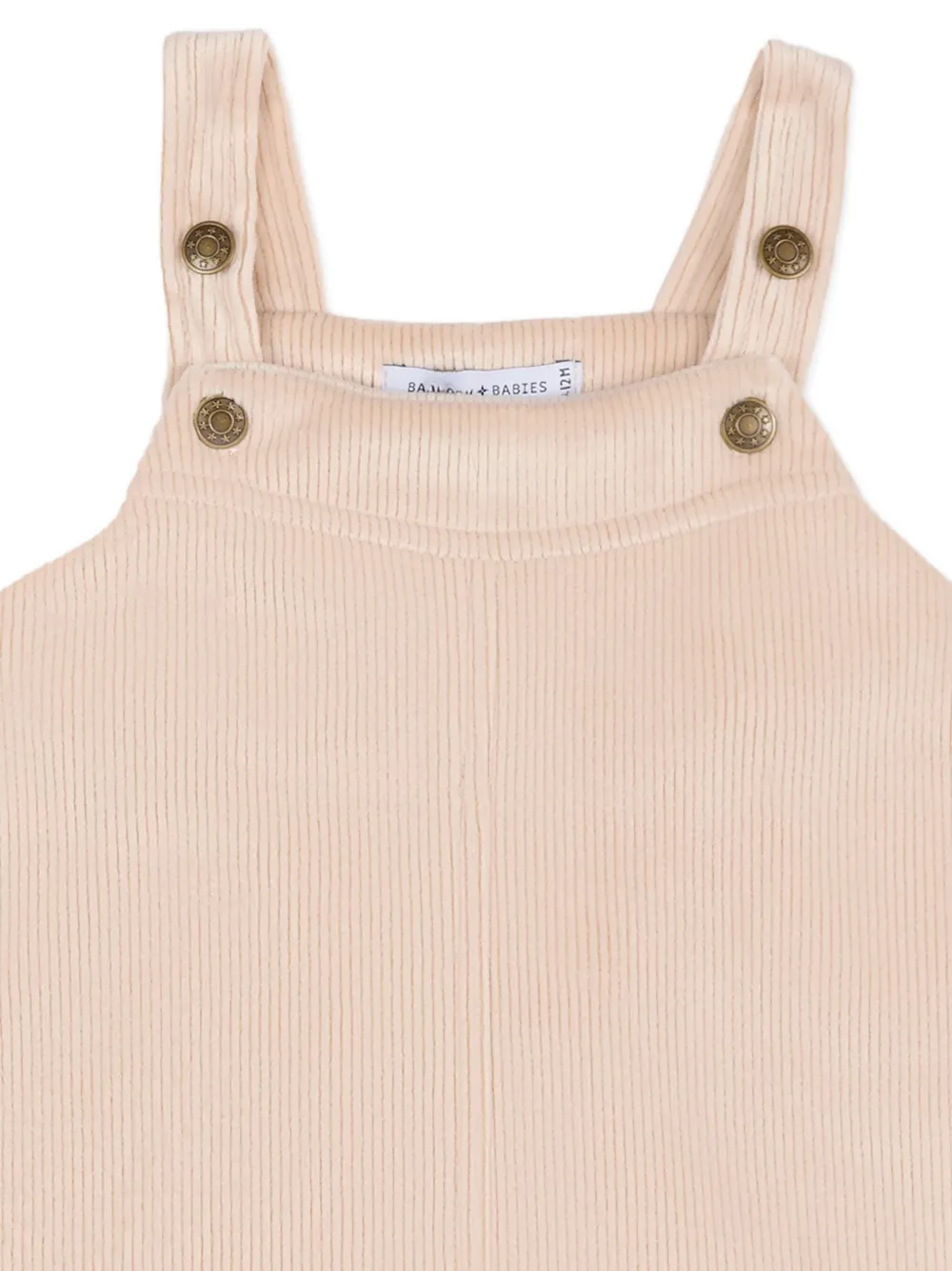 Bamboom Corduroy Dungaree Dress In Pink