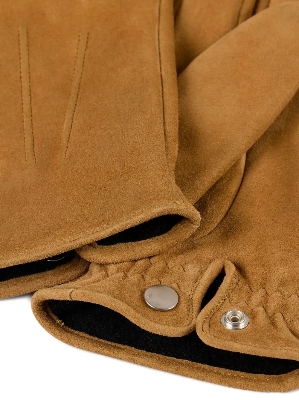 SANDRO press-stud suede gloves | Image 2