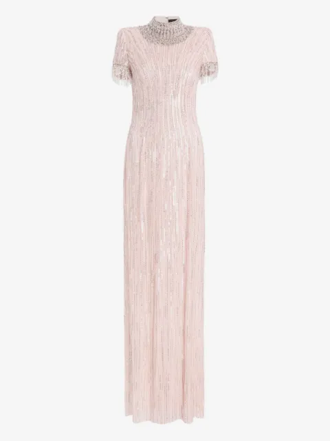 Jenny Packham robe longue Madeleine à perles