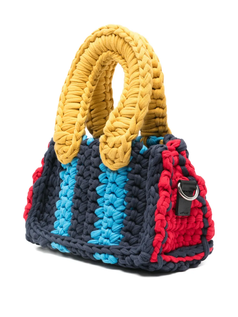 Charles Jeffrey Loverboy Small Cotton Tote Bag In Blue