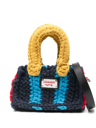 Charles Jeffrey Loverboy Small Cotton Tote Bag | Blue | FARFETCH