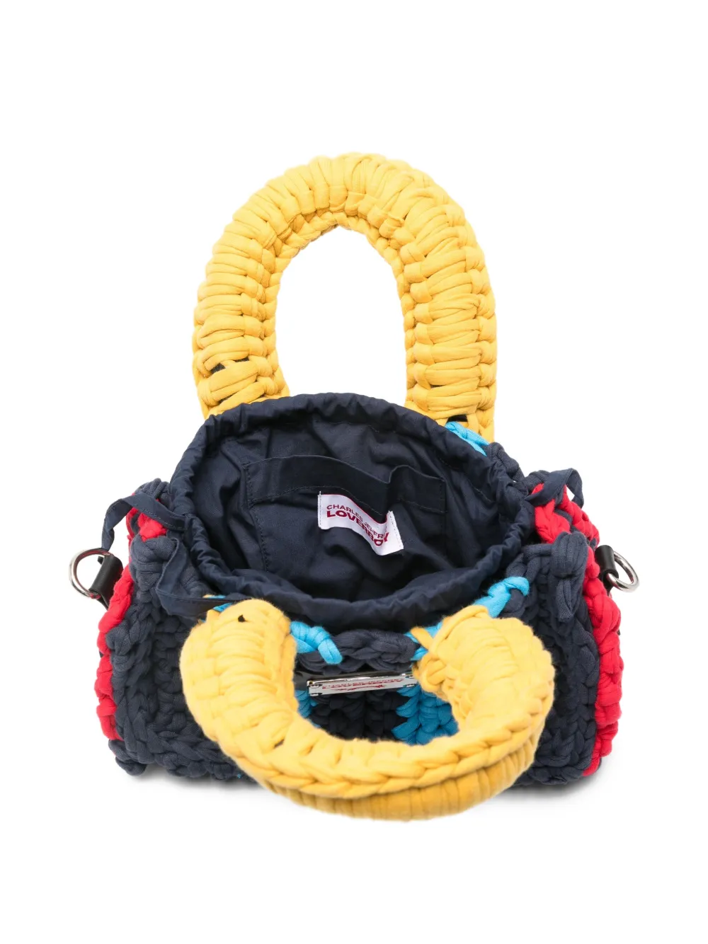 Charles Jeffrey Loverboy Kleine katoenen shopper Blauw