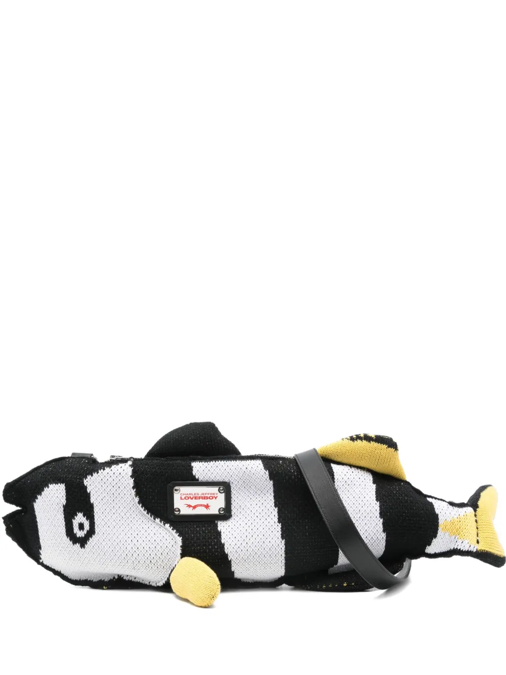 Charles Jeffrey Loverboy sac à main à design de poisson | blanc | Image 1