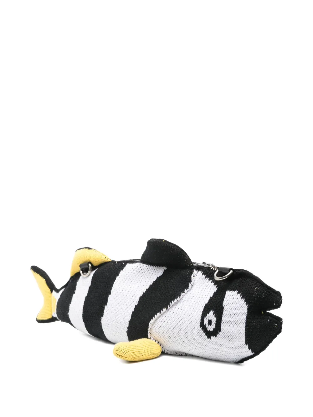 Charles Jeffrey Loverboy Fish Shoulder Bag In White