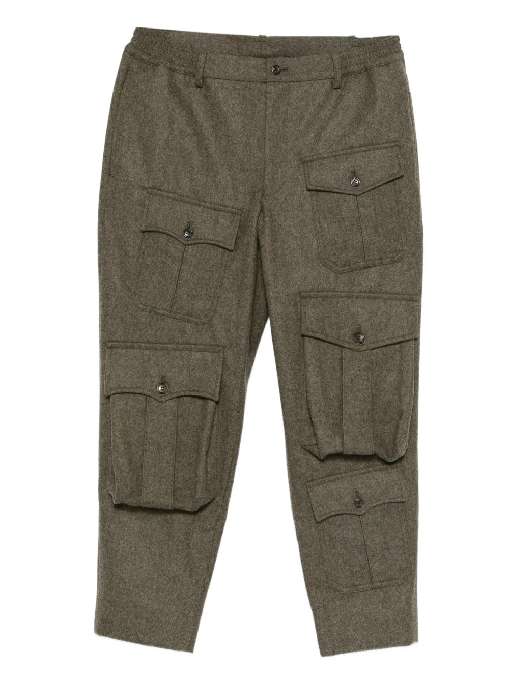Comme des Garçons Homme Plus cargo straight-leg trousers - Verde