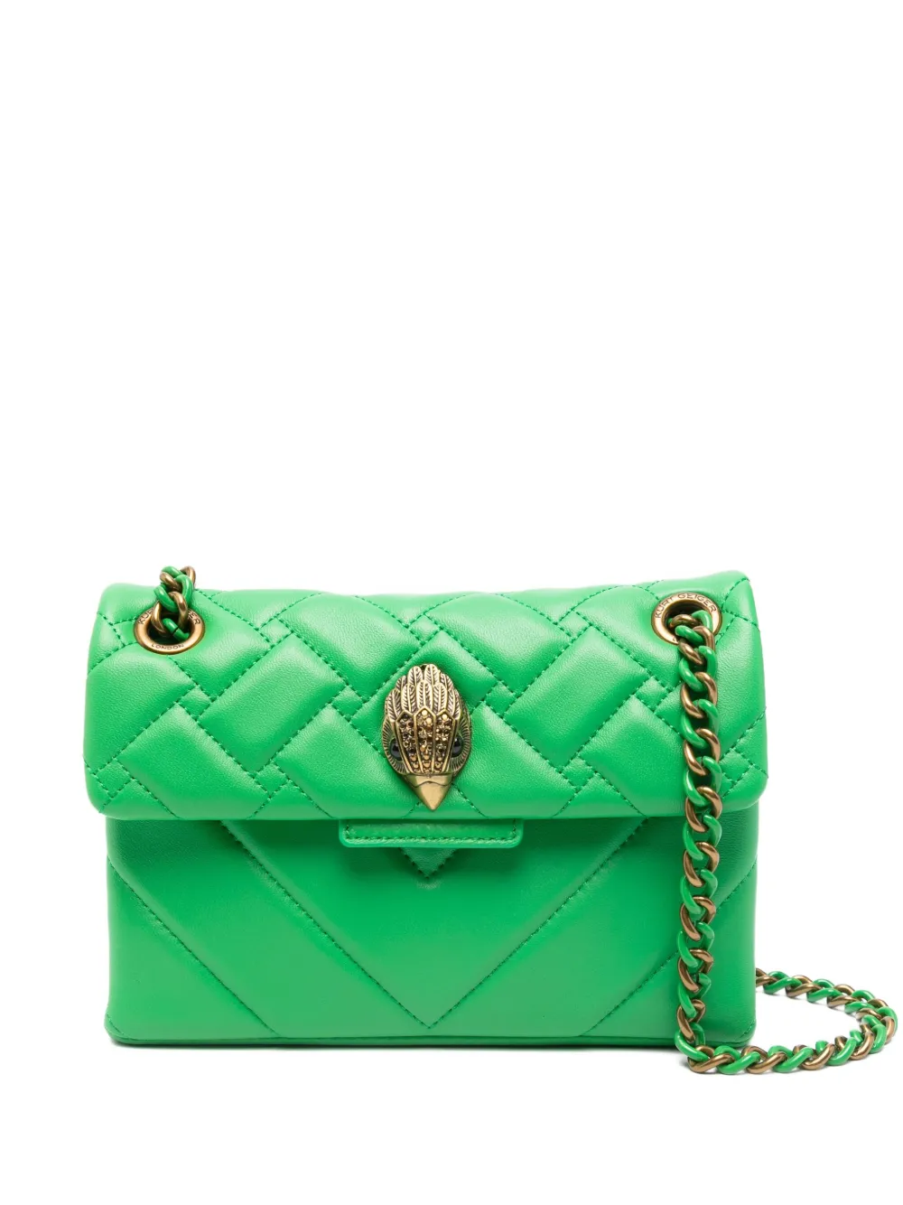 Kurt Geiger Mini Kensington Shoulder Bag In Green