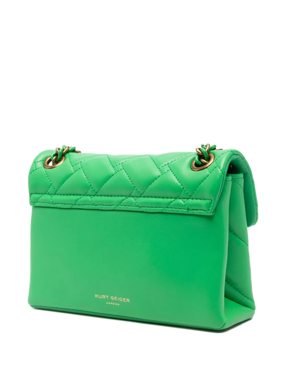 Kurt Geiger Mini Kensington Shoulder Bag In Green