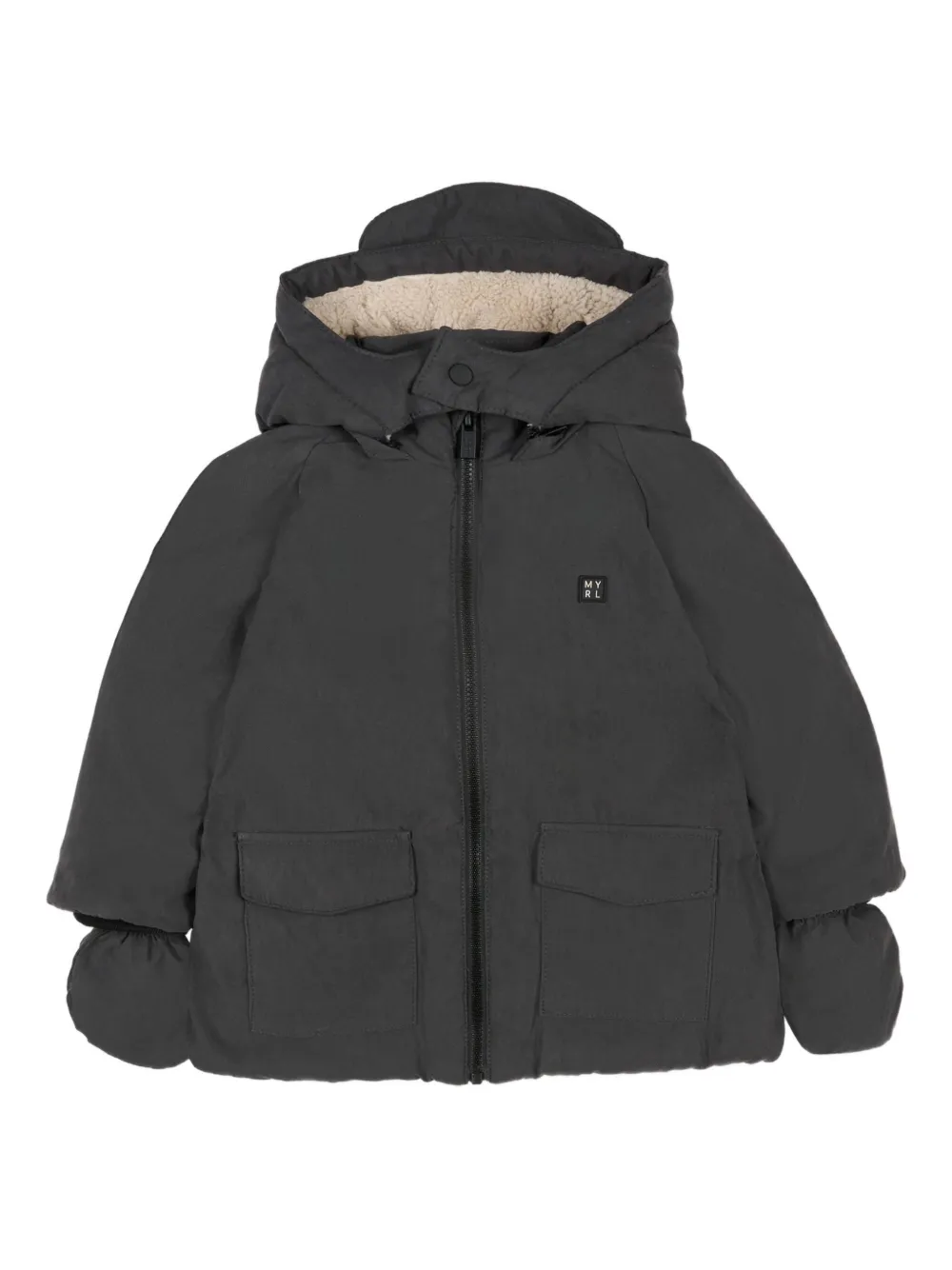 Mayoral hooded jacket | Grey | Image 1