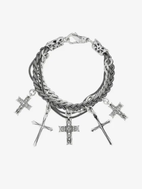 Emanuele Bicocchi Notre-Dame Armband mit Kreuzanhänger