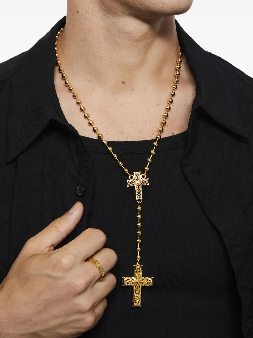 Emanuele Bicocchi large Notre-Dame Rosary necklace | Men | Image 2