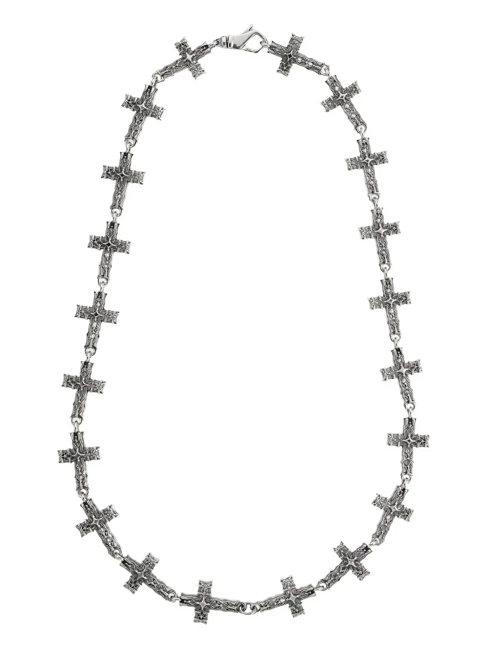Emanuele Bicocchi Notre-Dame cross necklace | Silver | Image 1