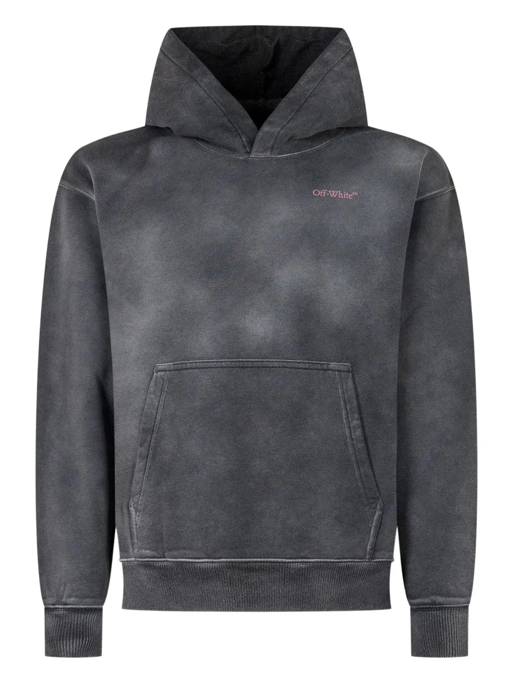 Off-White Kids washed-effect hoodie | Grey | Image 1