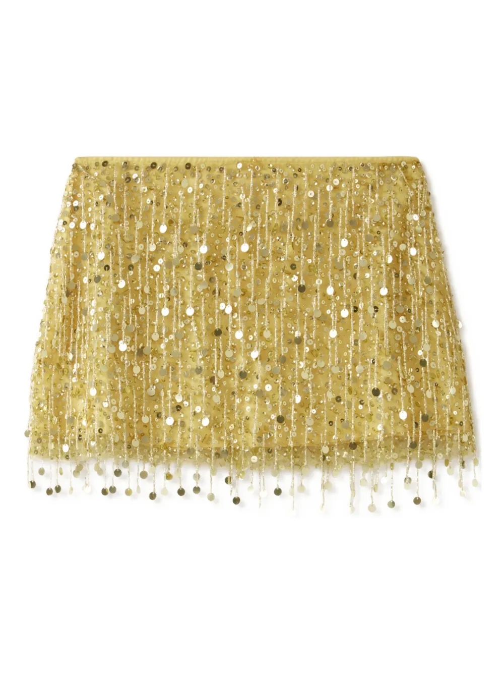 Asta Resort Yasmin beaded mini skirt | Yellow | Image 1