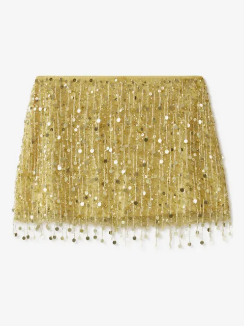 Asta Resort Yasmin beaded mini skirt