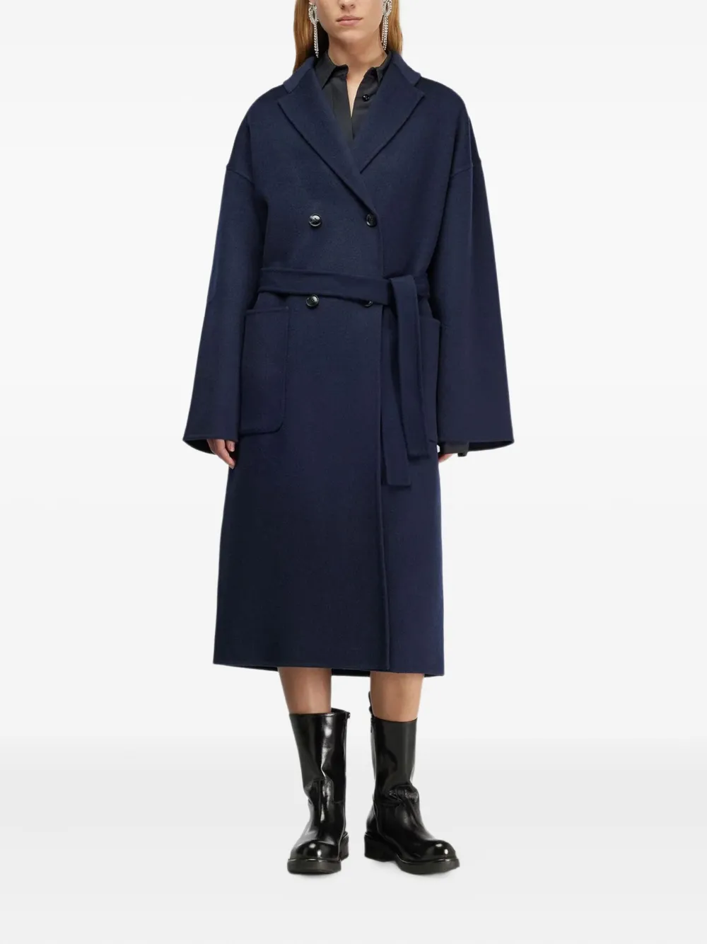 Semicouture double-breasted belted coat | Double Breasted & Peacoats | Image 2