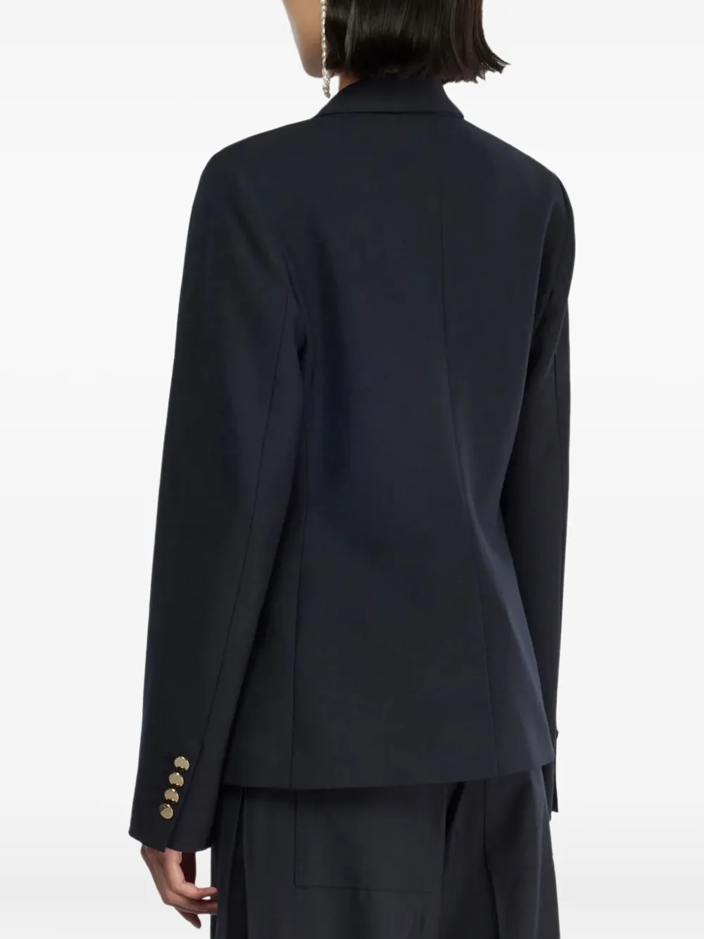 Semicouture Blazer met dubbele rij knopen Blauw