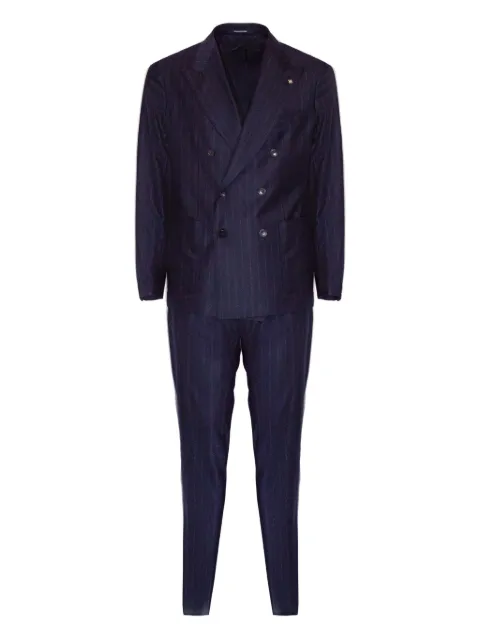 Tagliatore pinstriped button suit