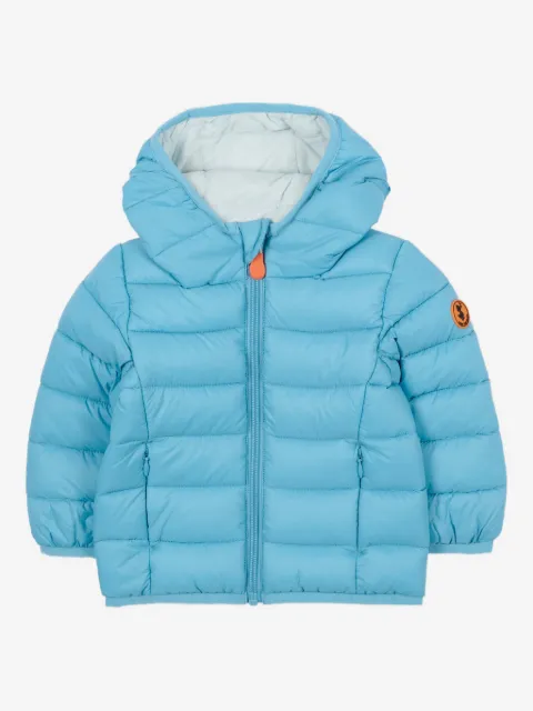 Save The Duck Kids front-zip hooded jacket