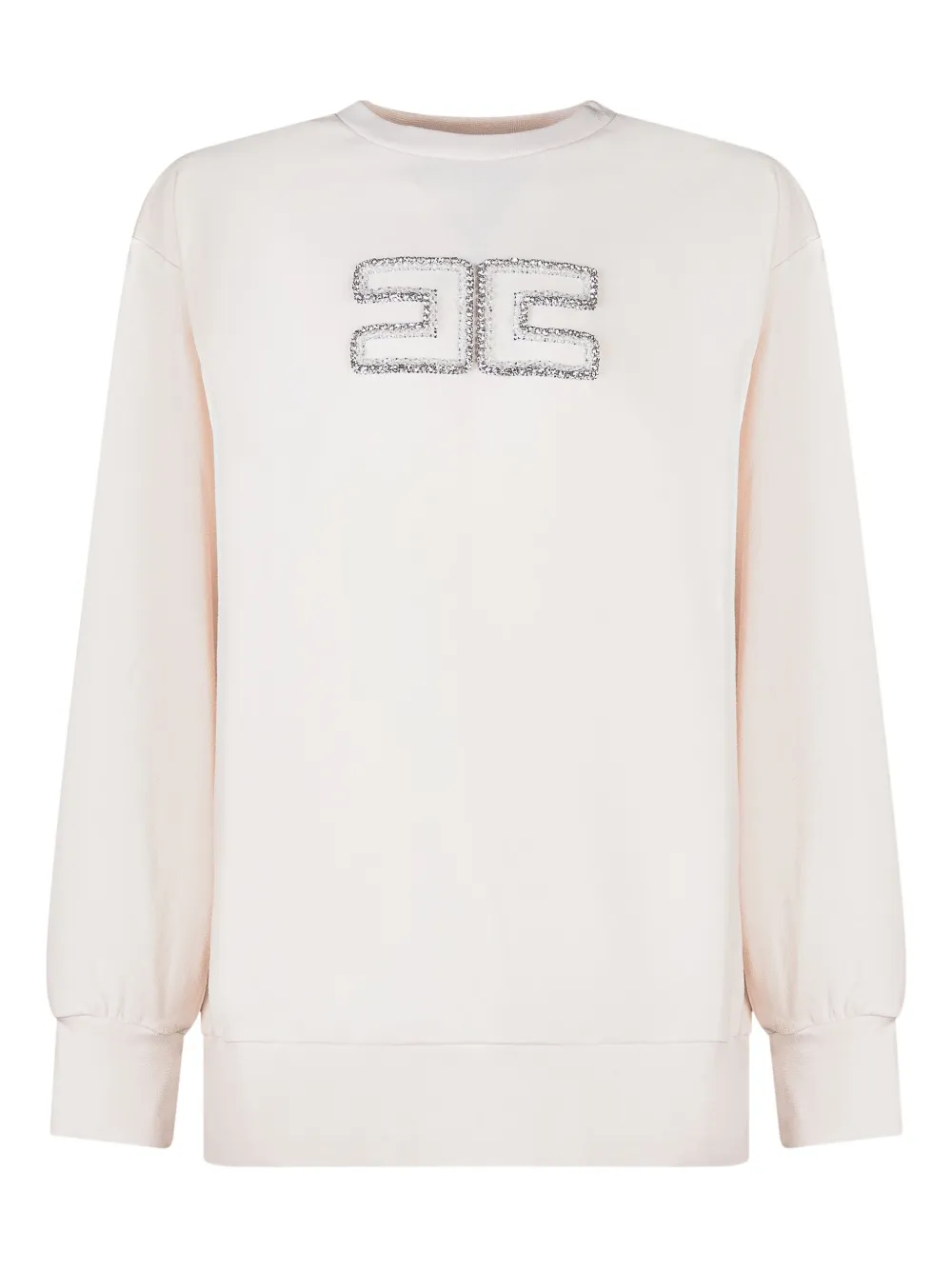 Elisabetta Franchi La Mia Bambina double c sweatshirt | Grey | Image 1