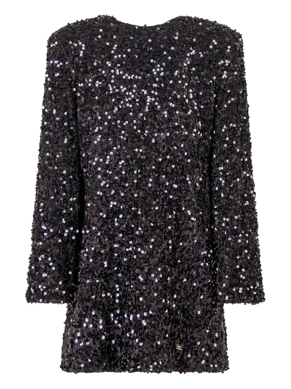 Elisabetta Franchi La Mia Bambina Abito Paillettes sequin dress | Grey | Image 1