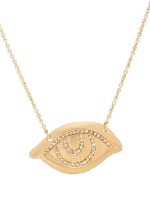 Yrusha collar Soley en oro amarillo de 14kt con diamante