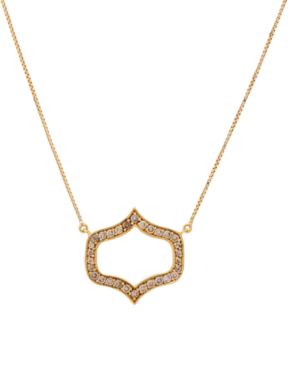 ARA VARTANIAN 18K yellow gold Medallion diamond necklace | Image 2