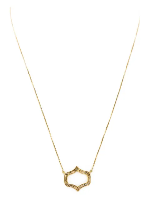 ARA VARTANIAN 18K yellow gold Medallion diamond necklace