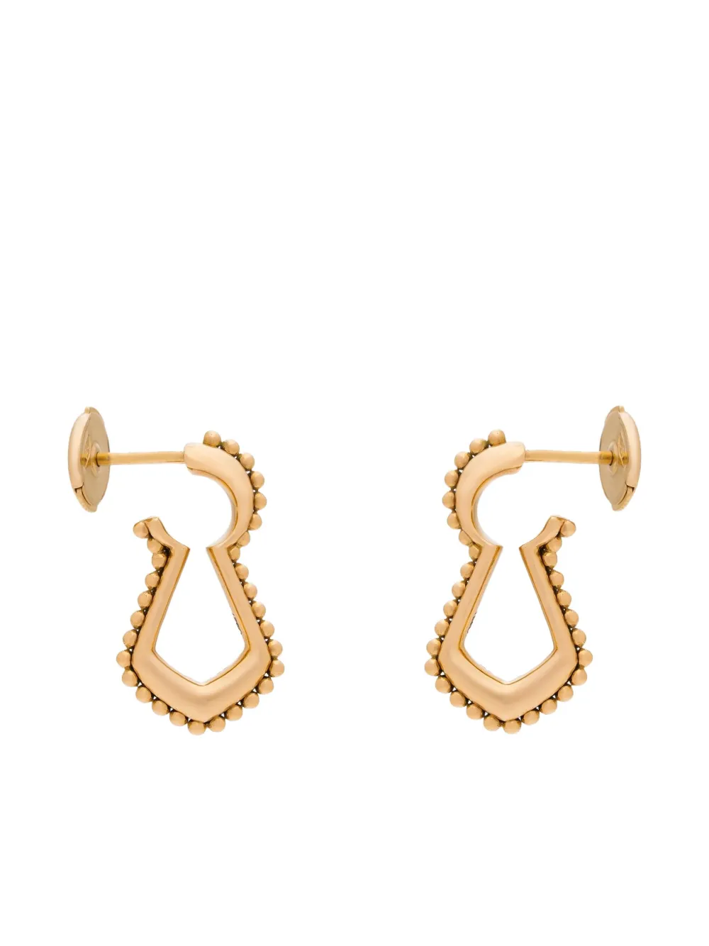 Rouvenat 18k Yellow Gold Small Unlock Earrings In Gold