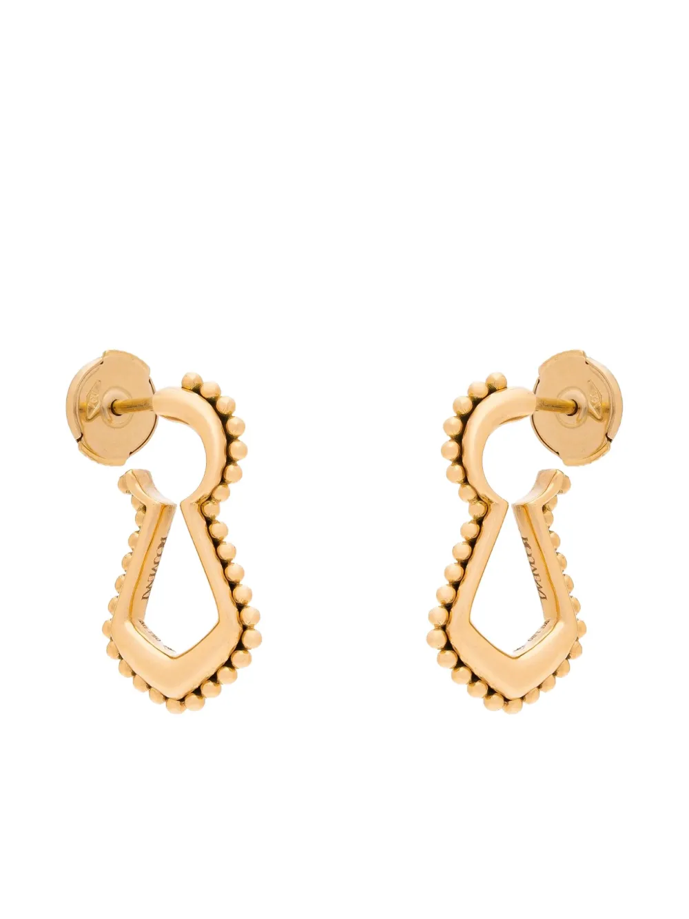 Rouvenat 18k Yellow Gold Small Unlock Earrings In Gold