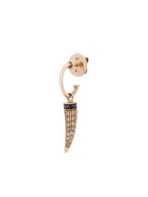 ARA VARTANIAN 18K yellow gold Horn diamond earring