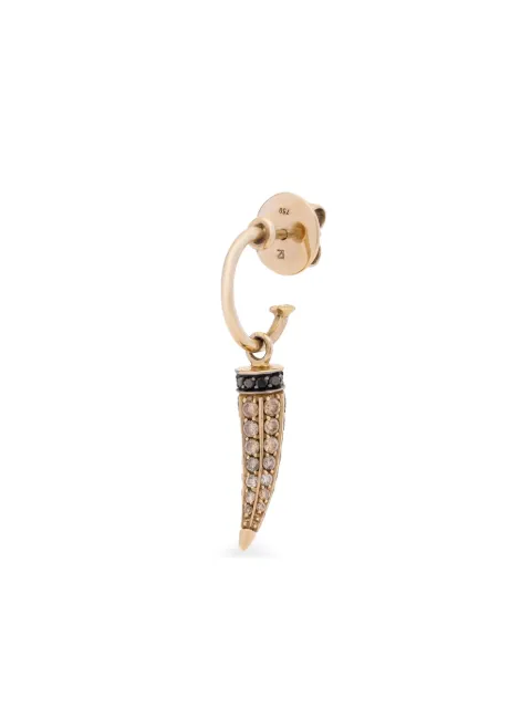 ARA VARTANIAN arete Horn en oro amarillo de 18kt con diamante