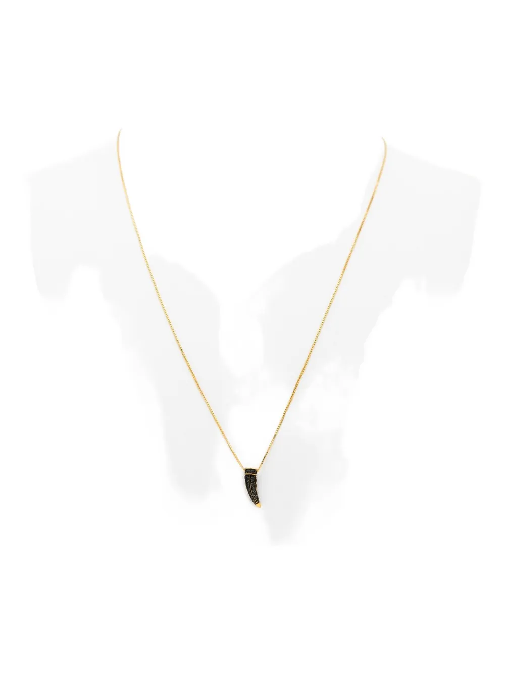 ARA VARTANIAN 18K yellow gold Horn diamond necklace | Gold | Image 1