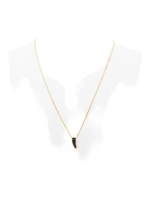 ARA VARTANIAN 18K yellow gold Horn diamond necklace