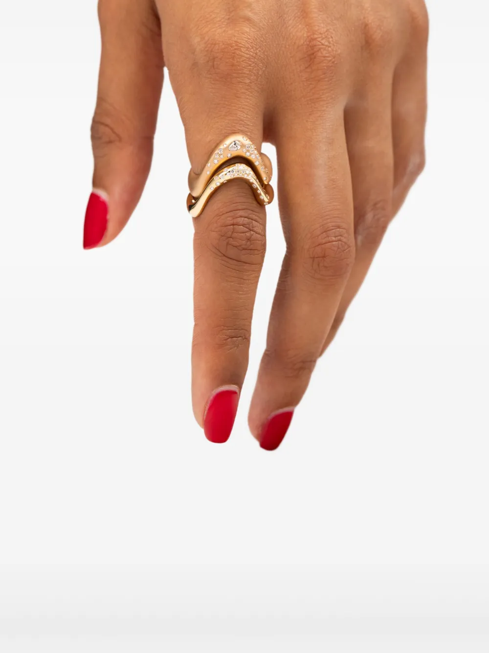 Mimia Leblanc 18K rose gold Swoon II diamond ring | Image 2