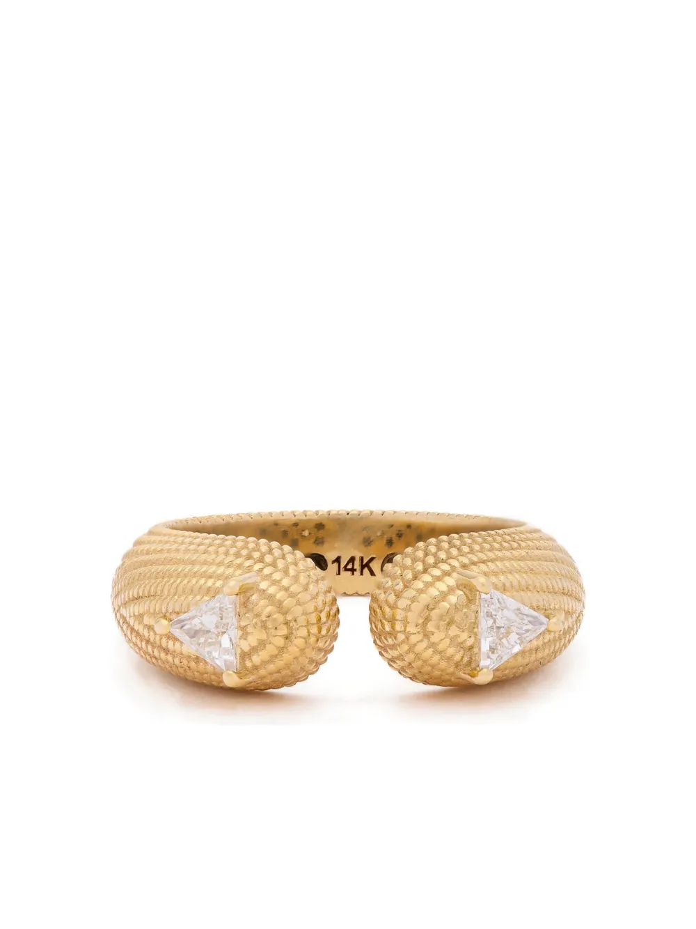 Yrusha 14K yellow gold Écaille ring | Gold | Image 1