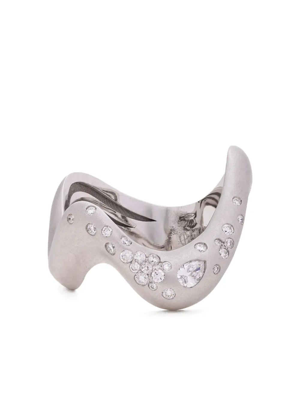 Mimia Leblanc anillo Swoon II en oro blanco de 18kt con diamantes | Image 2