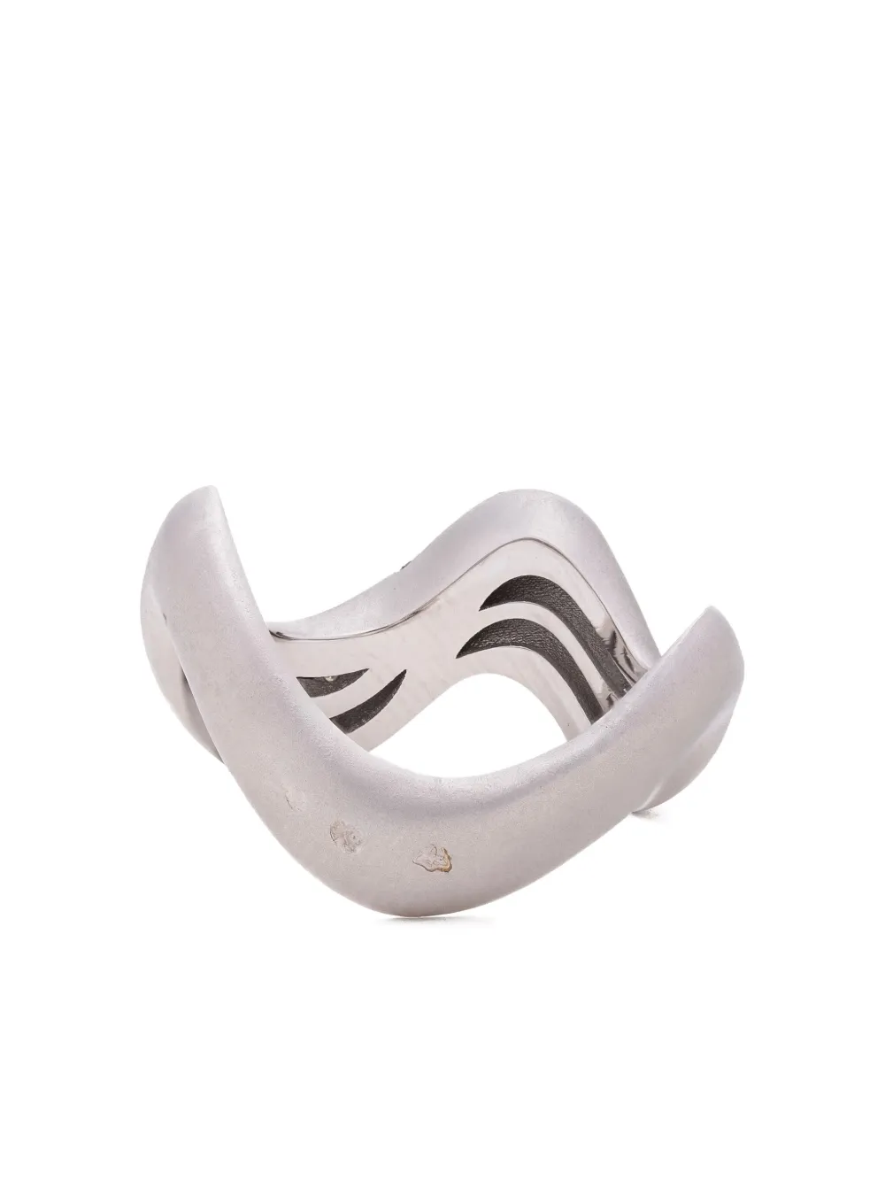 Mimia Leblanc 18k White Gold Swoon Ii Diamond Ring In Metallic