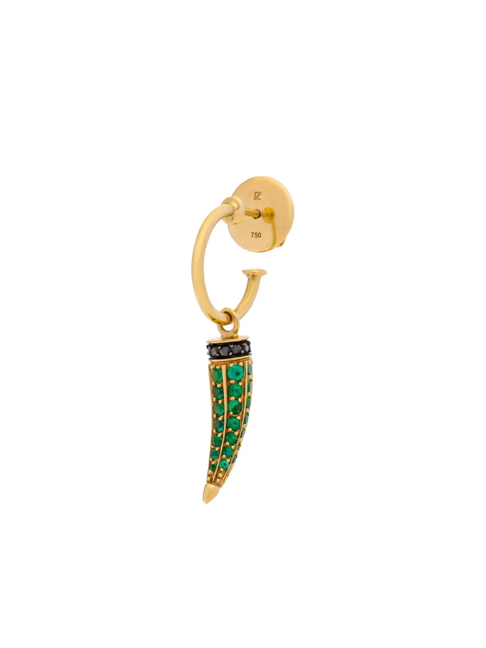 ARA VARTANIAN 18K yellow gold Horn emerald earring | Gold | Image 1