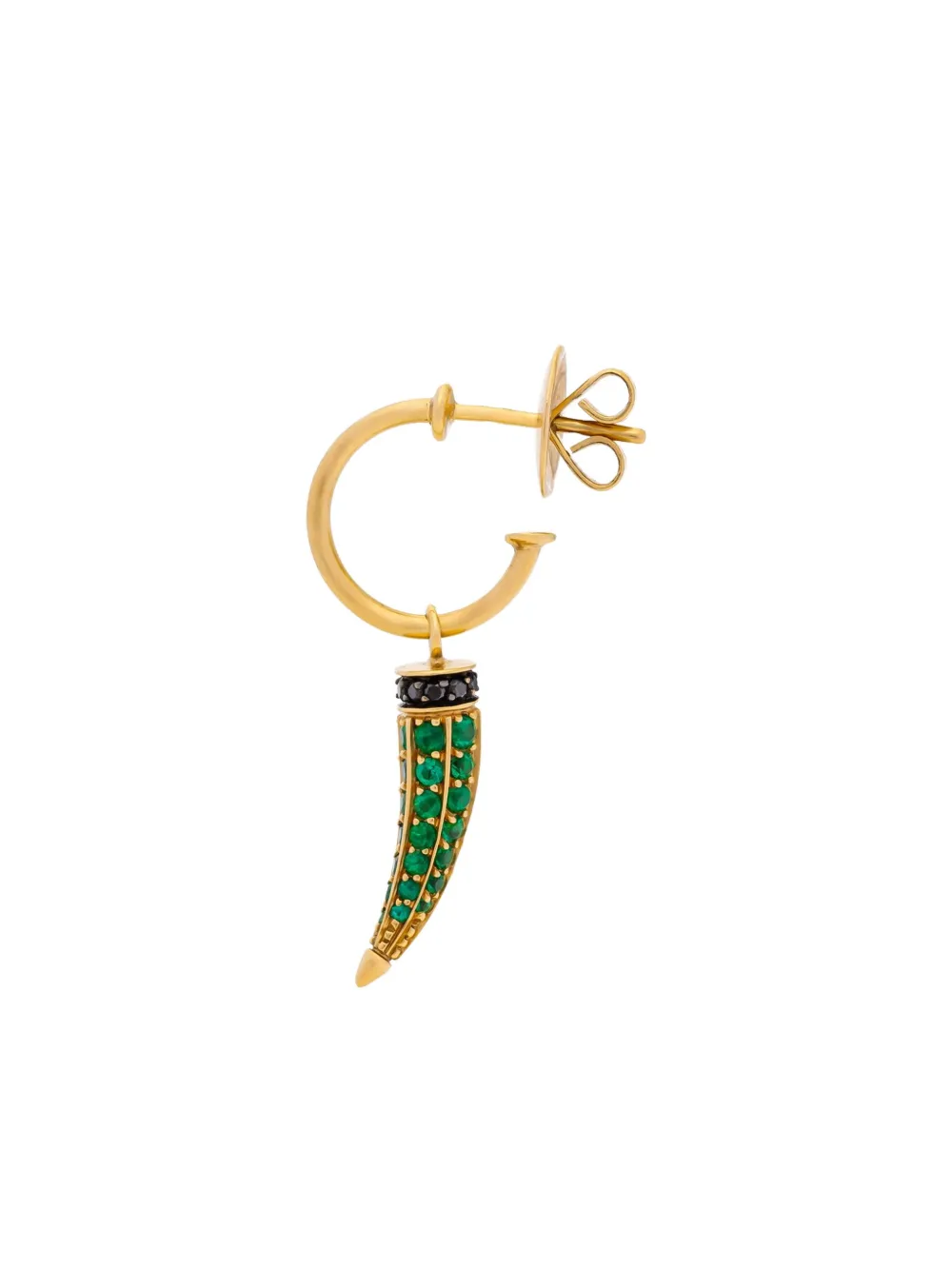 ARA VARTANIAN 18K yellow gold Horn emerald earring | Image 2