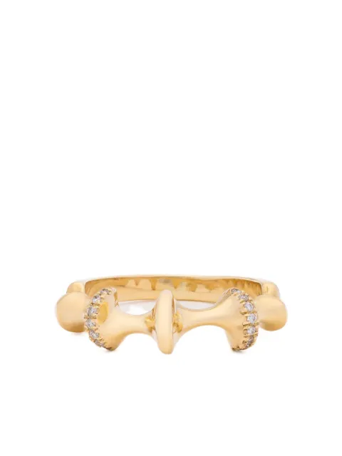 Yrusha 14K yellow gold Maly diamond ring
