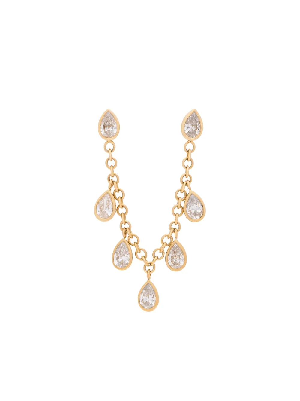 Dara Kaye Candy Drop Double Earring In Gold