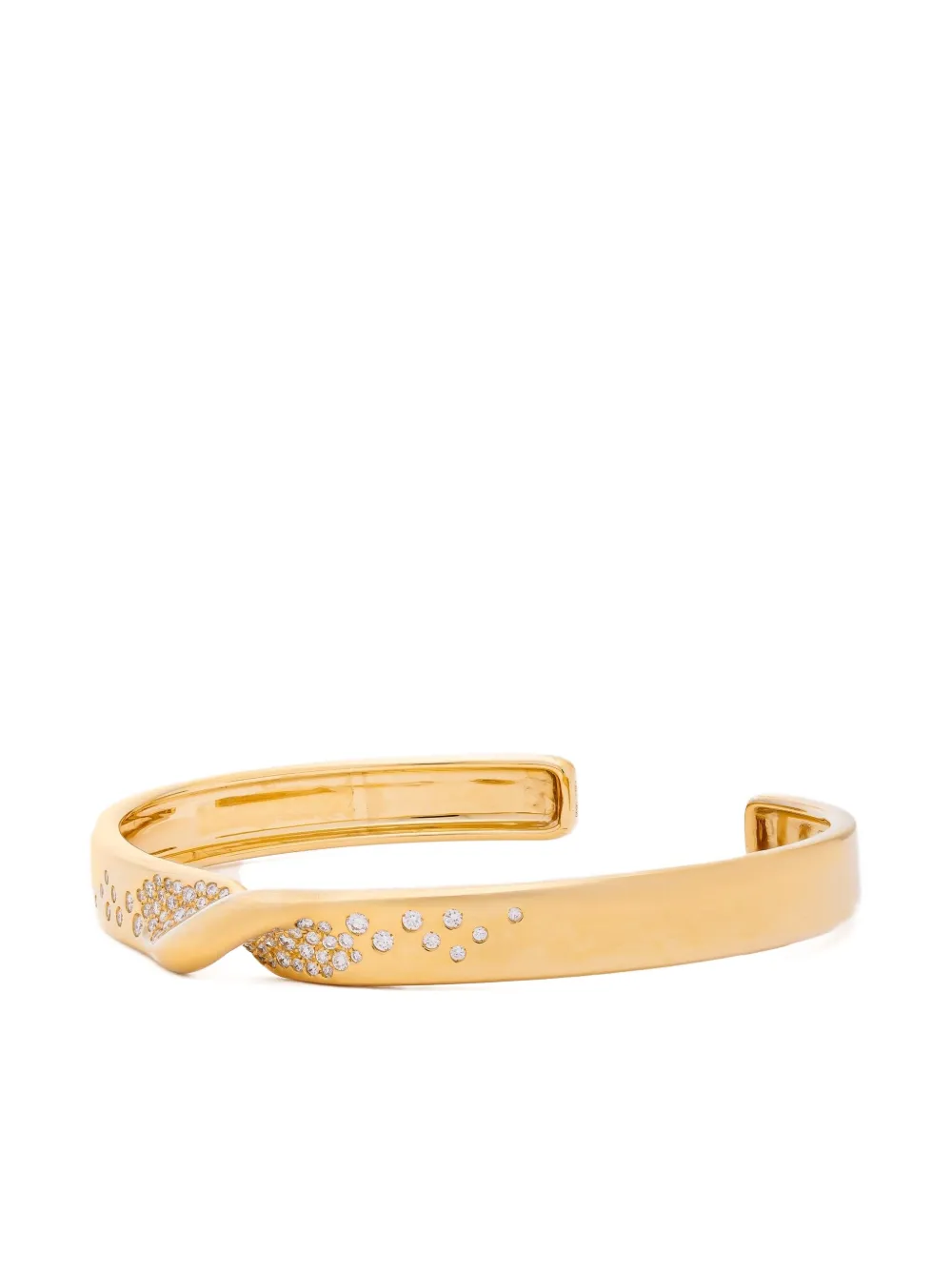 Mimia Leblanc 18k Yellow Gold Fatale Diamond Bracelet In Gold