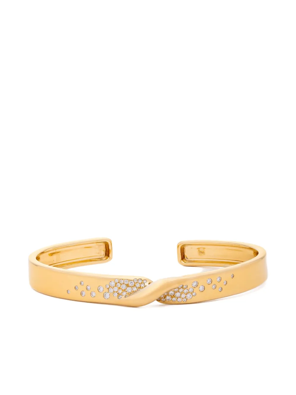 Mimia Leblanc 18k Yellow Gold Fatale Diamond Bracelet In Gold