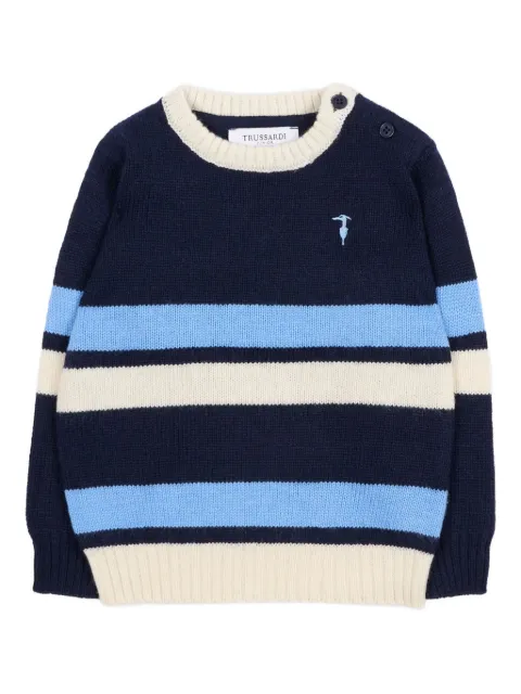 TRUSSARDI JUNIOR Pullover mit Stickerei