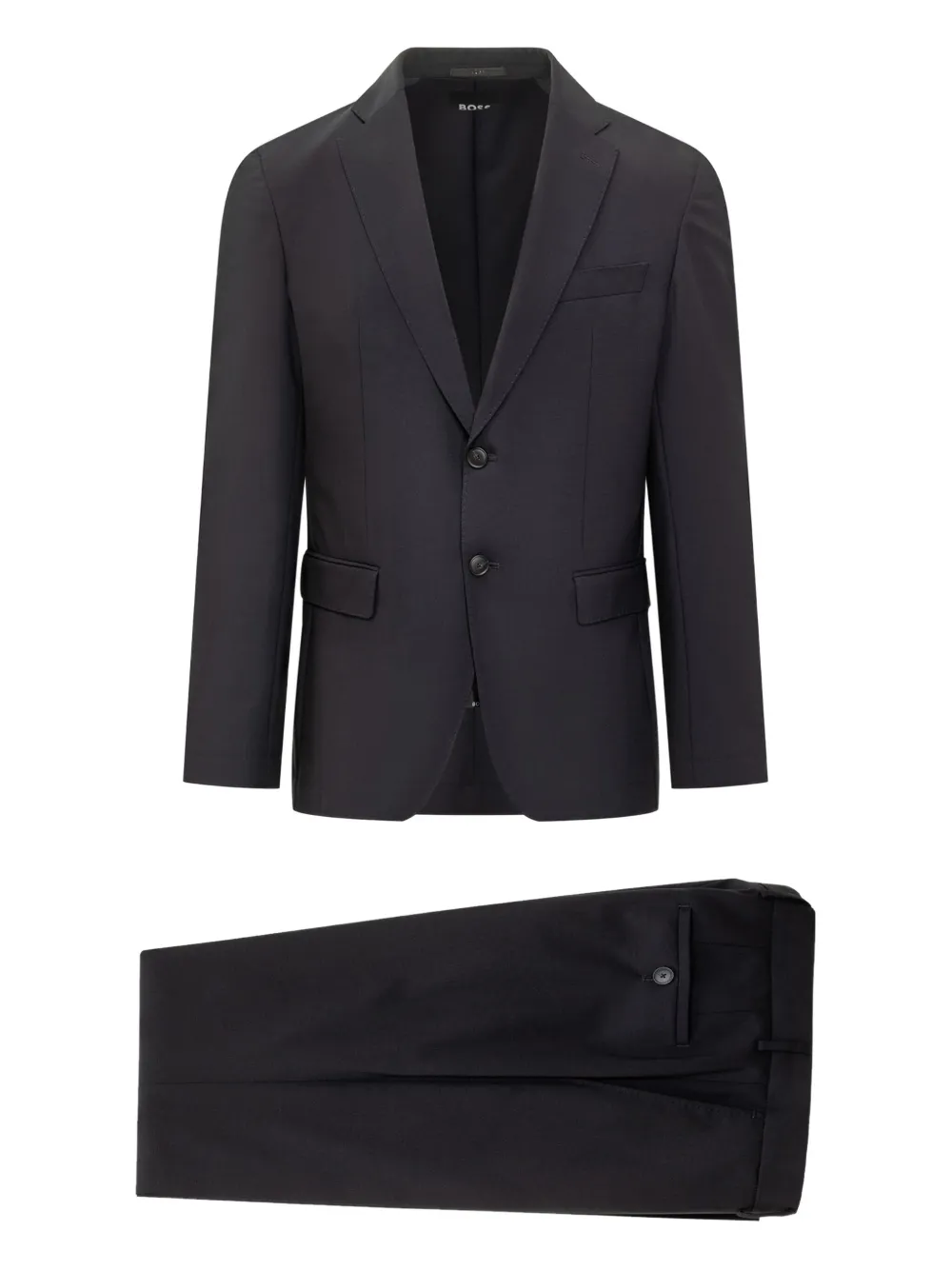 Hugo Boss Single-breasted Suit In Gray