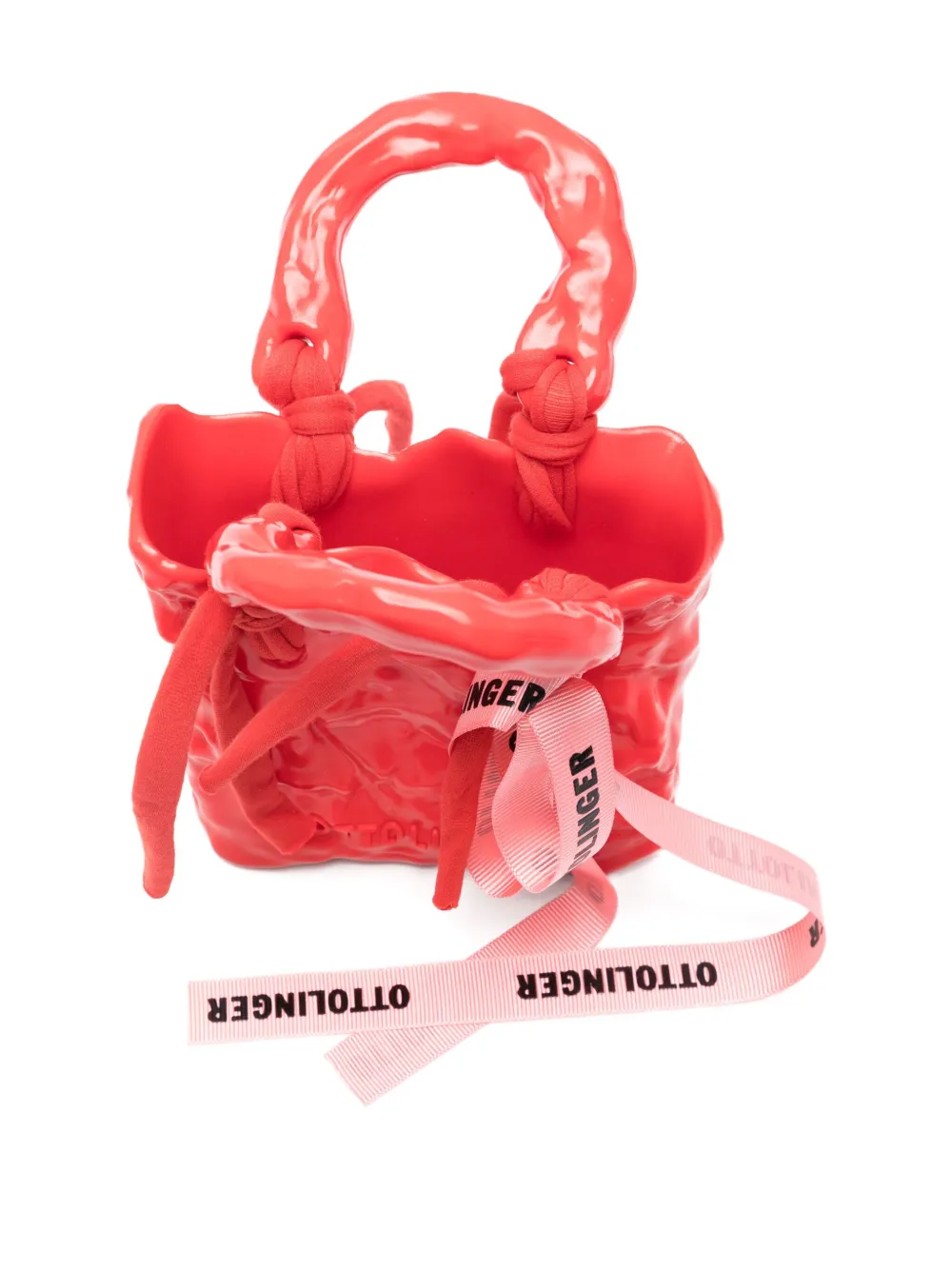 Ottolinger Bow-detail Tote Bag In Red