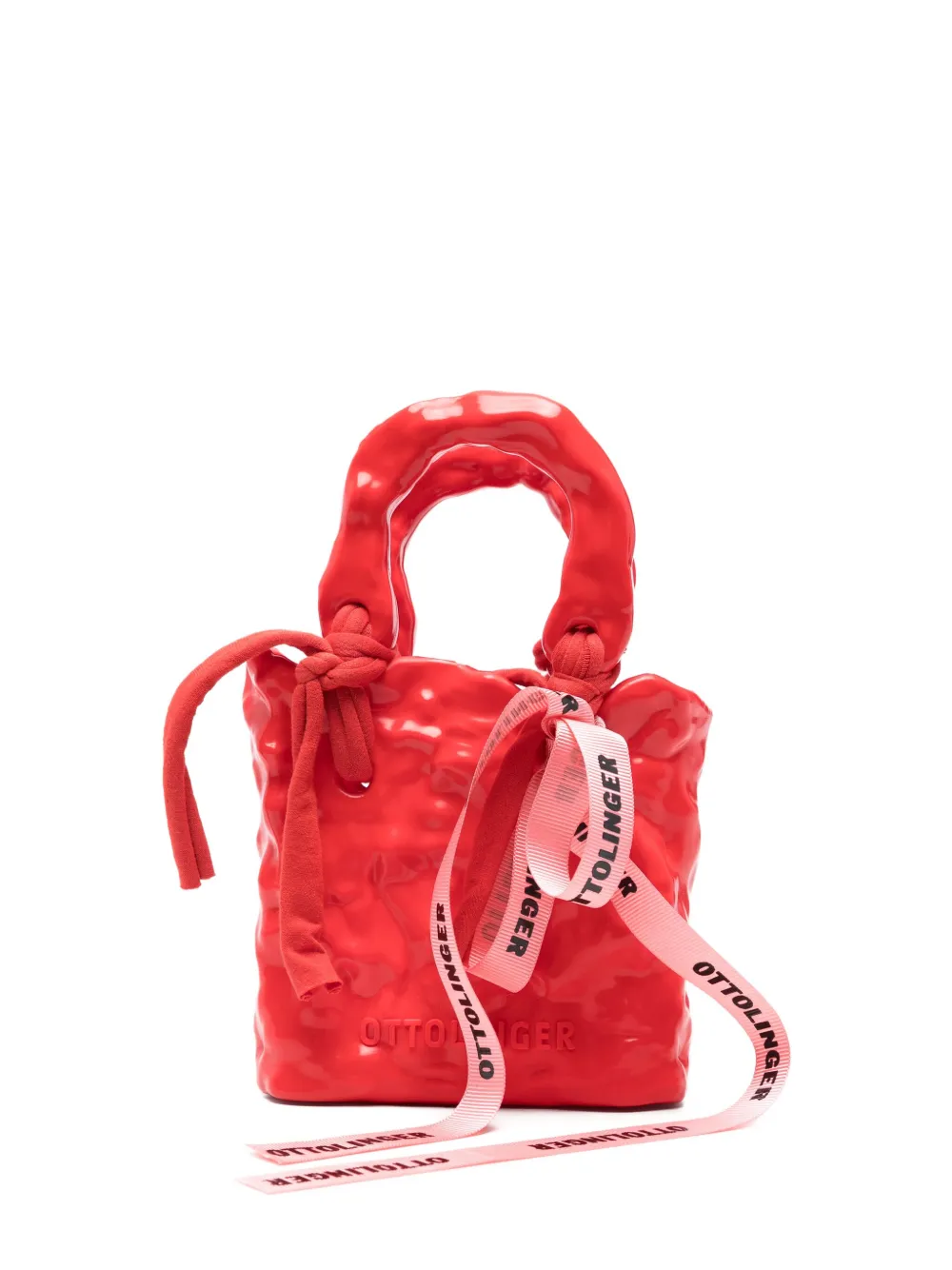 Ottolinger bow-detail tote bag | Red | Image 1