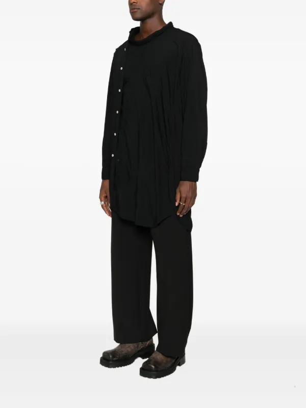Comme Des Garçons Homme Plus アシンメトリーシャツ | ブラック