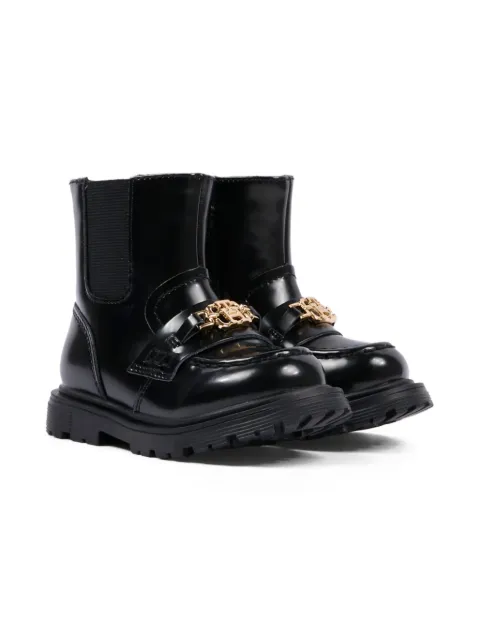 Tommy Hilfiger Junior botines con detalle de cadena