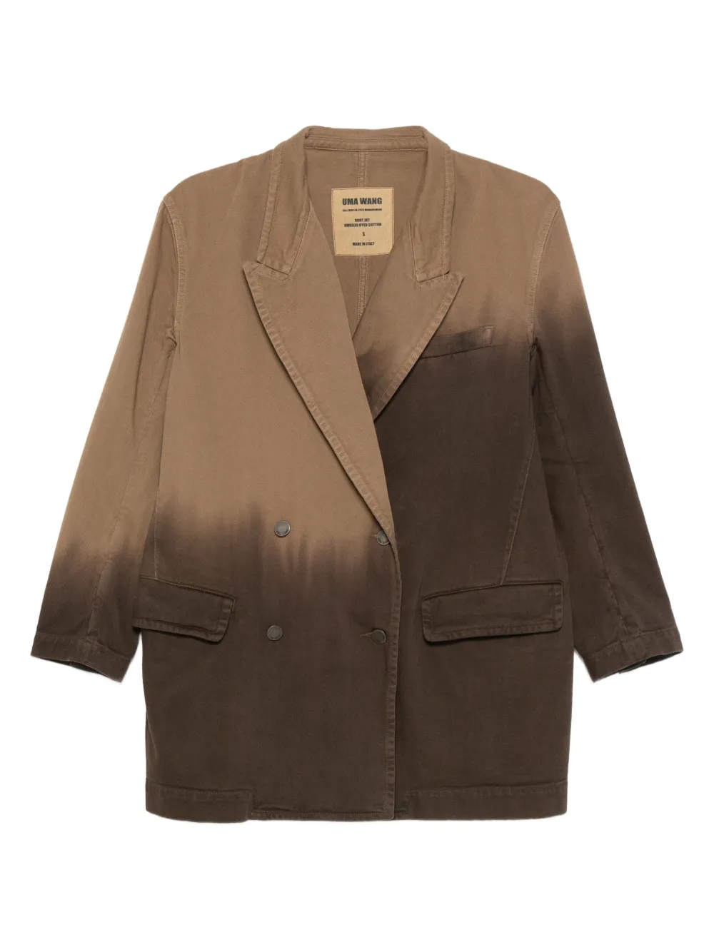 Uma Wang double-breasted jacket | Brown | Image 1